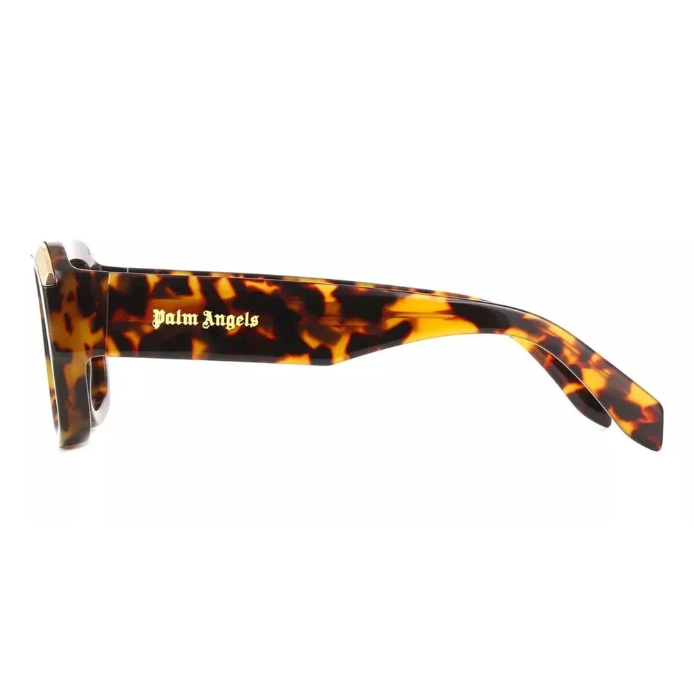 NWT Palm Angels Salton-PERI061S24PLA0016064 Havana Aviator 52mm Sunglasses